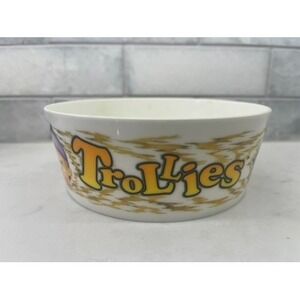 TROLLIES‎ Vintage 1992 Plastic Child's Bowl Peter Pan Industries
